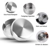 Stainless Steel Ashtray, Pack of 6 Tabletop Ashtray, 8 cm