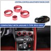 Daeiclru Central Control Adjustment Knob Compatible with Jaguar F-Type 2013-2022,