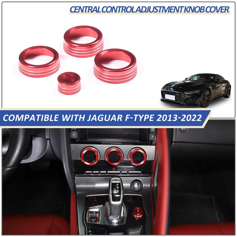 Daeiclru Central Control Adjustment Knob Compatible with Jaguar F-Type 2013-2022,