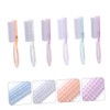 WOONEKY Nail Brush Kit 6pcs Fingernail Scrubbing Brush for Nail