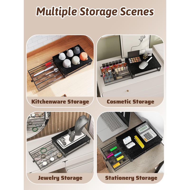 Sedegn Coffee Pod Holder Counter Coffee Vertuo Capsules Storage Organizer
