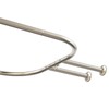 PrettyHome Shower Curtain Rod Hoop Square Shape Bathroom Heavy Duty