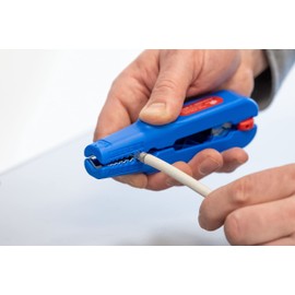 WEICON TOOLS Multi-Stripper No.400 Set of 2 for Stripping & Stripping Cables & Conductors, Blue/Red, 155 mm