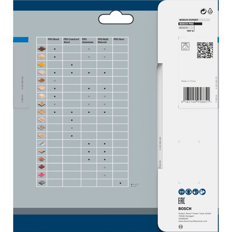 Bosch Professional Circular Saw Blade Standard (for Aluminium, 165 x