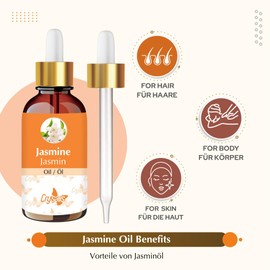 Crysalis Jasmine Oil | Pure & Natural Undiluted Cold Pressed Carrier Oil - 30ml/30 ML