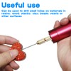 YOLUFER Electric Mini Drill with 10 Pcs Twist Drills Bits