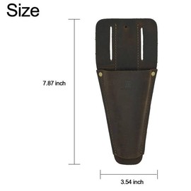 Garden Leather Pruner Sheath with Clip,Tool Holster for Gardening Pruning Shears,Durable Scissor Protector Cover