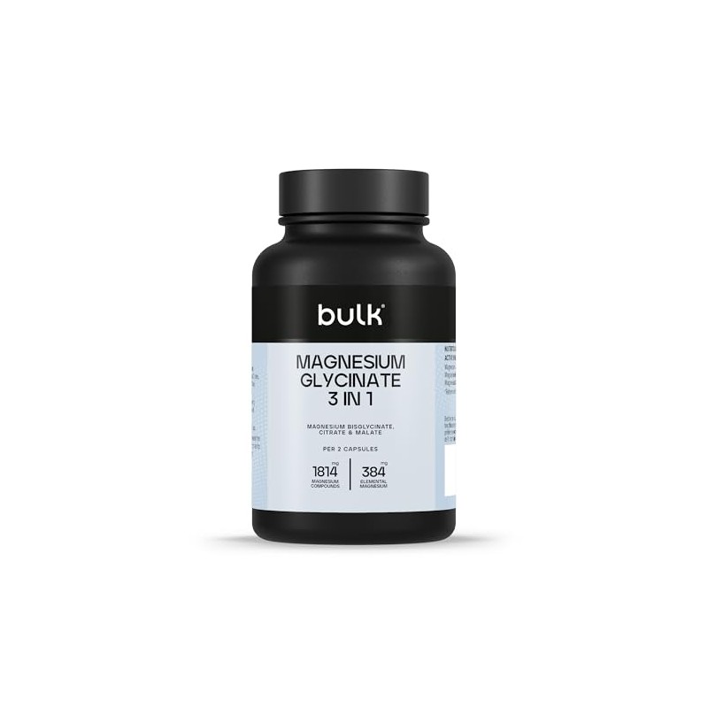 Bulk Magnesium Glycinate 3-in-1 Complex | 1800mg High Absorption |