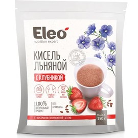 Eleo Siberian Flaxseed Instant Jelly Drink Kissel with Strawberries 150g / 5.29oz