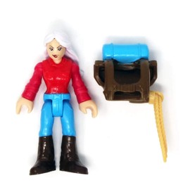 Mattel Imaginext Collectible Figure Playset ~ Series 12 - CDX97 ~ Unopened Identified Blind Bag ~ Camping Hiker Girl Figure with Backpack Bag