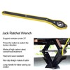 Repair Ratchet Spanner, High Carbon Steel Easy Auto Jack Wrench