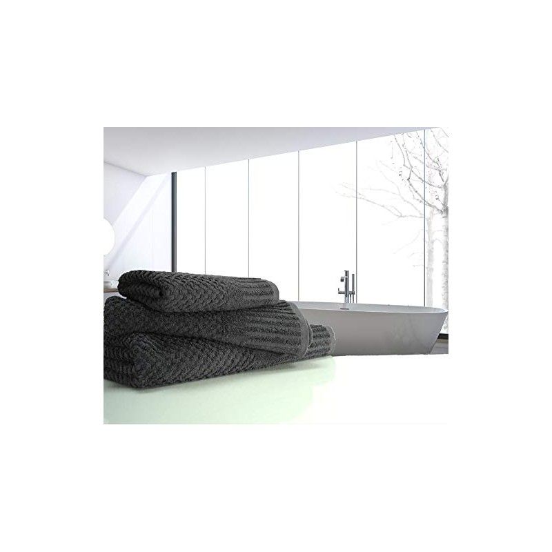 Luxury linenHall Spa, Quick Dry 450gsm, Waffle Bath Towel In