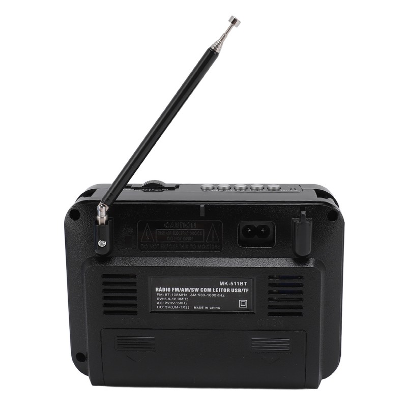 Portable Shortwave Radio FM AM SW Bluetooth 5.0 Multifunction Multi