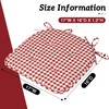 Tromlycs Chair Cushions for Dining Chairs Checkered Seat Kitchen Dining