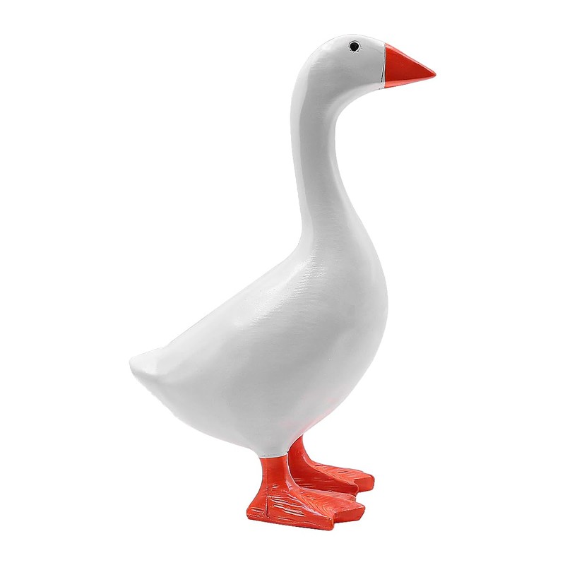 ANCLLO Goose Magnetic Key Holder Resin Goose Shape Statue Key