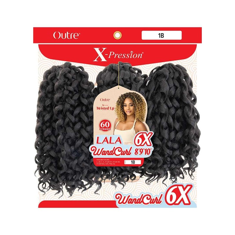 Outre X-Pression Twisted Up - Lala Wand Curl 8" 9"
