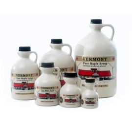 Georgia Mountain Maples of Vermont, Organic Maple Syrup, Dark Color Robust Taste, 16 oz.