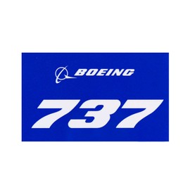 (boeing) Boeing 737 Blue Sticker