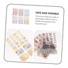 TOVINANNA 6 Sheets Foil Nail Art Stickers Creative Manicure Decals