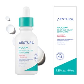 【AESTURA】Aesica 365 Trouble Relief Serum pH4.5 40mL Beauty Essence, Weakly Acidic, Korean Cosmetic, Moisturizing, Skin Care, CICA, Pore Care, Skin Roughness Care, Niacinamide, Madecassoside, Sensitive