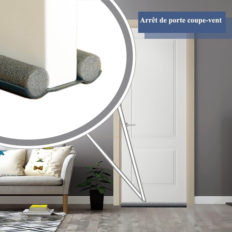 Draught Excluder 37 Inch Door Seal Draught Excluder with Double