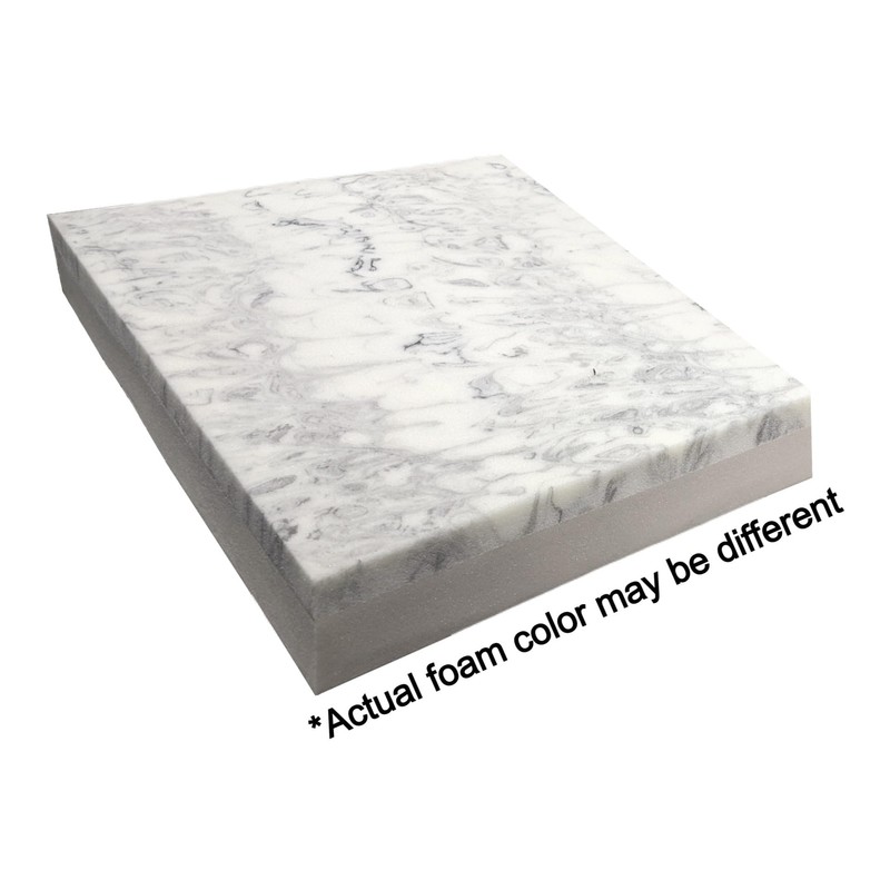 QQbed 2 Pack Deep Seat Memory Foam Platform Seat Cushions