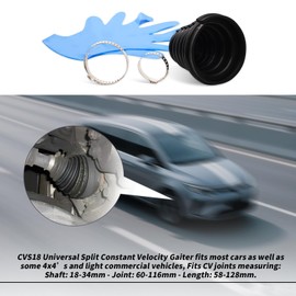 XTPTFABS CVS18 Universal Split Constant Velocity Gaiter, Universal CV Boot Kit Split Joint Gaiter Stretchable Replacement Car Auto Parts