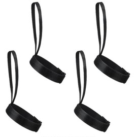 4pcs Ski Glove Leashes with Metal Button Safety Strap Wrist Straps Glove Elastic Wrist Leash Glove Strap Adult Unisex Mitten Handcuff Straps Skiing Snowboarding Ski Accessories for Hanging Gloves