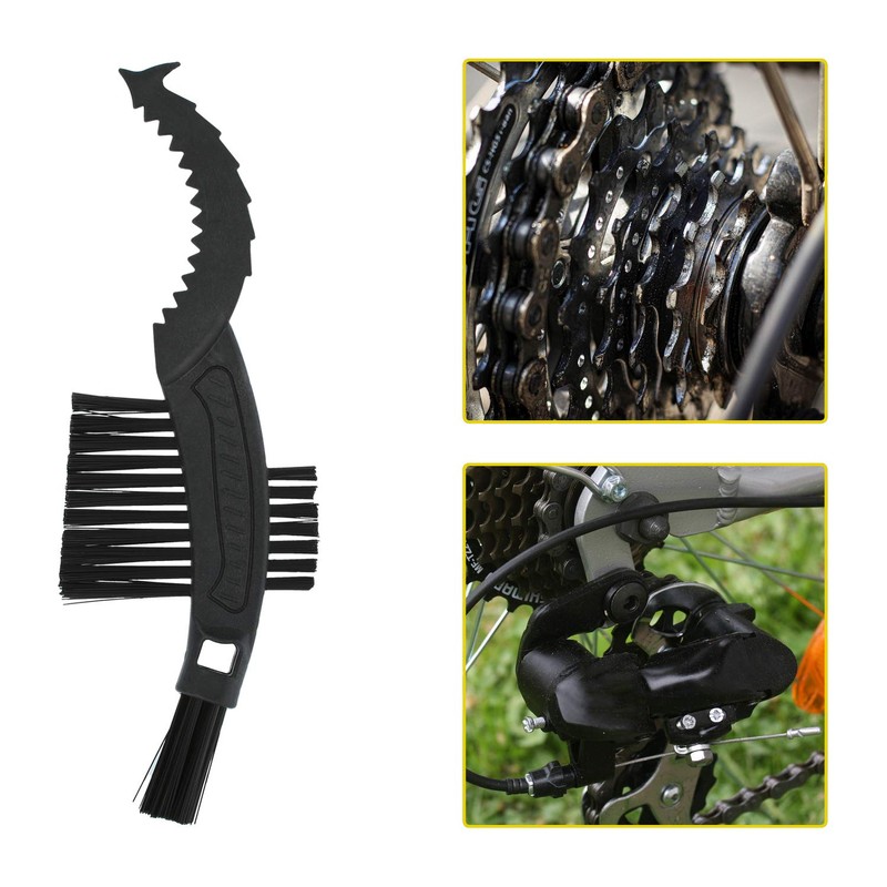 com-four® 3-Piece Bicycle Cleaning Set Suitable for Bicycles, Scooters, Motorcycles
