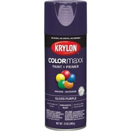 RustOleum (12)-Krylon ColorMaxx 12 Oz. Gloss Spray Paint, Purple Model: K05533007