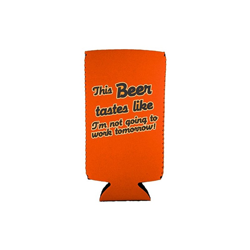 This Beer Tastes Like Slim Can Coolie (Orange)