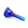 KELLY-6-1/2AL - Small-shank Trombone/Baritone Lexan-Mouthpiece - Crystal-Blue