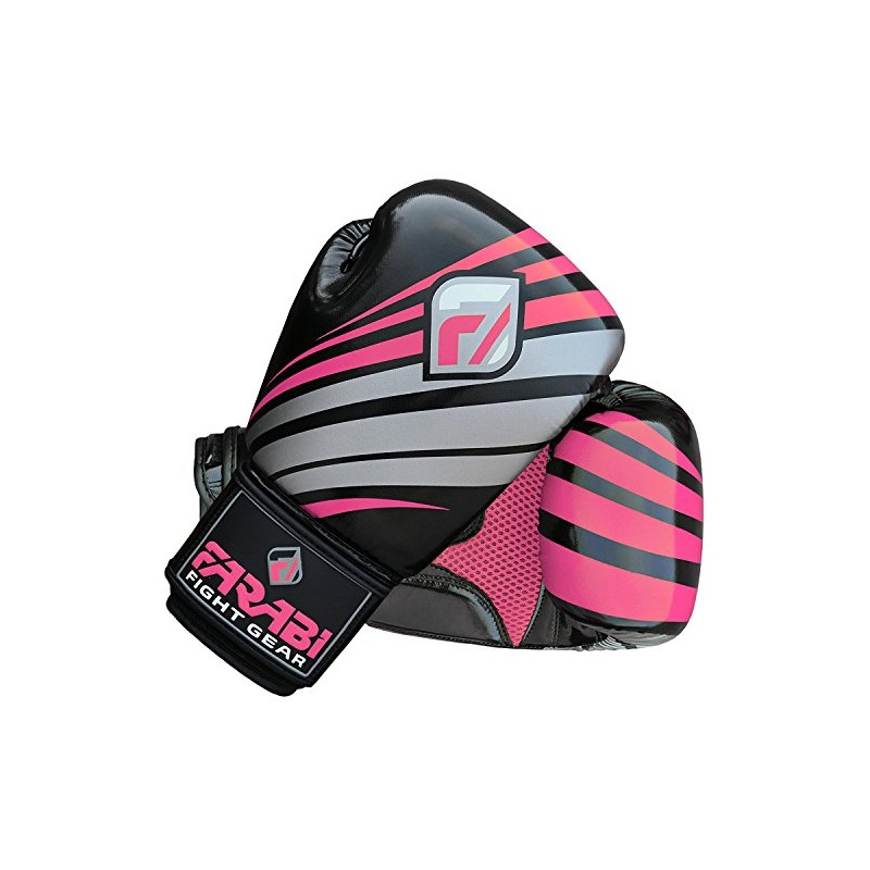 Farabi Boxing Gloves Training Sparring Punching Bag Focus Pads Training