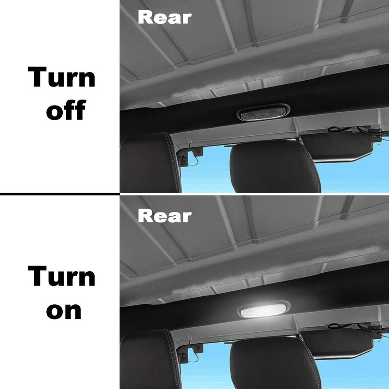 u-Box Wrangler Interior Light Bulbs Bright White Interior LED Dome