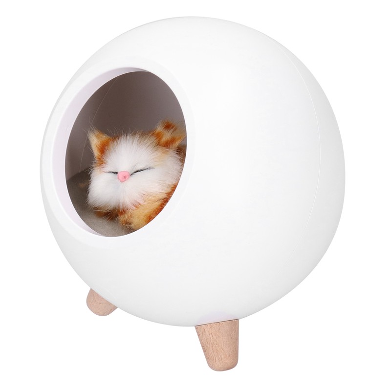 LED Night Light USB Charging Cute Pet House Touch Dimming
