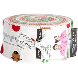 Me and My Sister Designs Reindeer Games Jelly Roll 40 2.5-inch Strips Moda Fabrics 22440JR