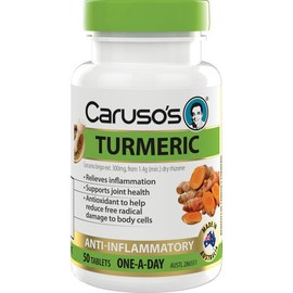 Caruso's Natural Health Turmeric 50 Tablets