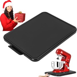 Kitchen Appliance Sliding Tray Coffee Maker Sliding Caddy with Rolling Wheels Under Cabinet Countertop Storage Organizer Moving Slider Extra Deep for Kitchenaid Stand Mixer Air Fryer Toaster Blender