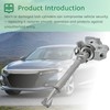 Memiuyelay Front Driver Side Door Lock Cylinder with 2*Keys Fit