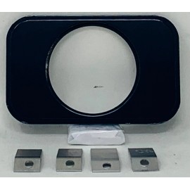 Dolphin Gauges 1937 1938 Chevy Car 2 1/16 Clock Adapter Glove Box Insert