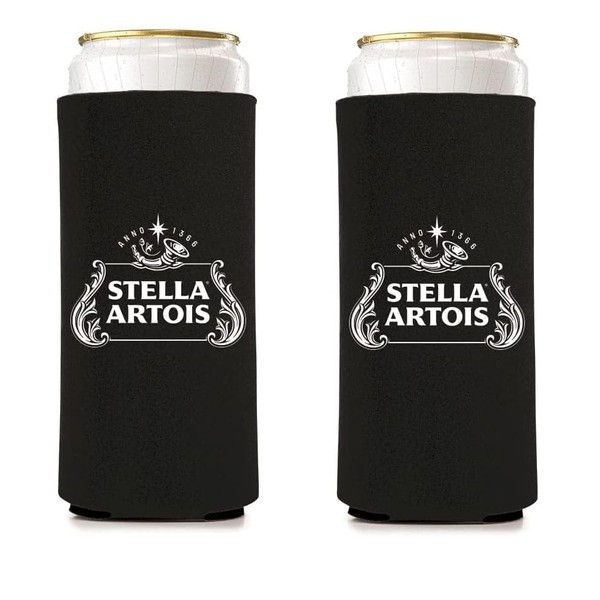 Stella Artois 12 Ounce Can Cooler - Set of 2