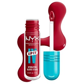 NYX Professional Makeup, Lip IV Tinta para Labios Hidratante con Efecto Gloss- Tono Redy Set Wet (Rojo)