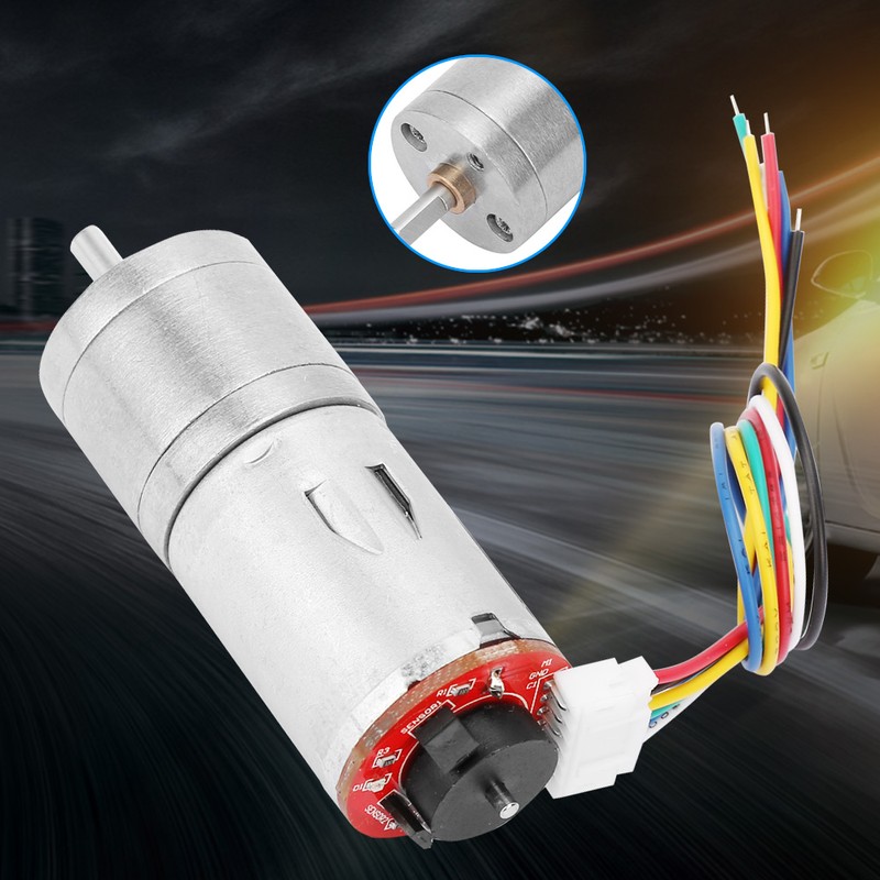 DC 6V Encoder Gear Motor Speed Reduction Motor for Robot