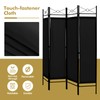 Giantex 4 Panel Room Divider Screen, 6 Ft Steel Frame