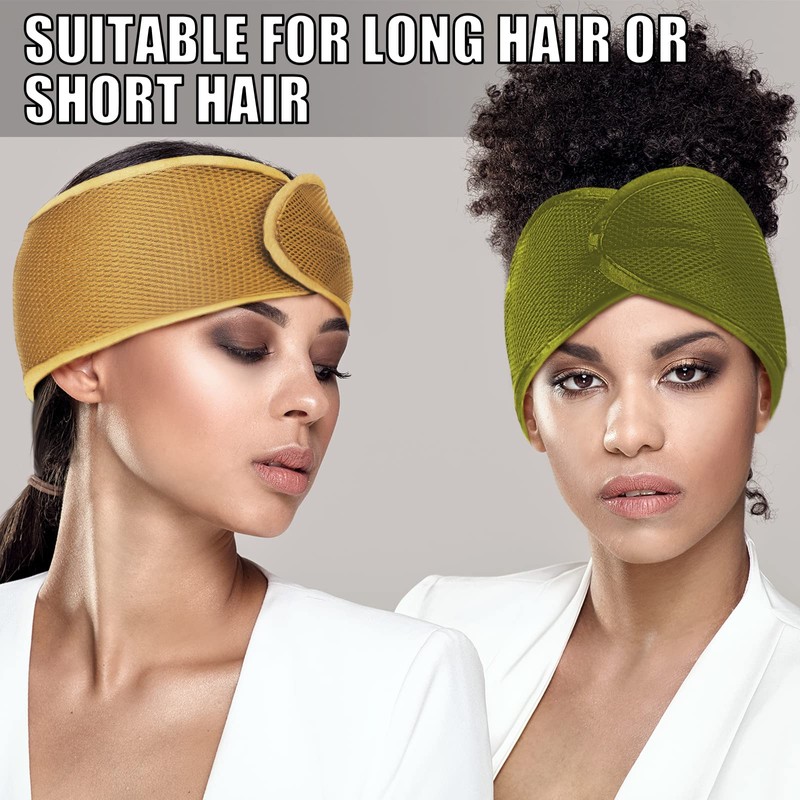 4 Envolturas Malla de Cabello de Mujer Negra Envoltura de