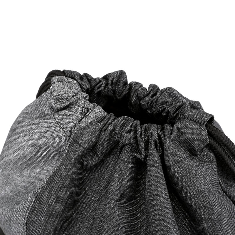 Gym Sack with Earphones Jack Drawstring Backpack Water-resistant Drawstring Bucket