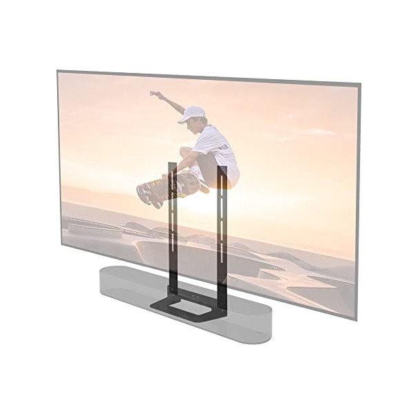 Soundbass Beam TV Mount, Black, Compatible with Sonos Beam Soundbar,