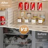 Aminigram 8 Packs Cabinet Organizer Shelf, Acrylic Kitchen Cabinet Shelves,