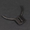 Car Steering Wheel Trim Genuine Carbon Fiber Interior Decoration Replacement