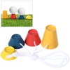VORCOOL 4pcs Jumbo Winter Rubber Golf Tees, Plastic Golf Tees